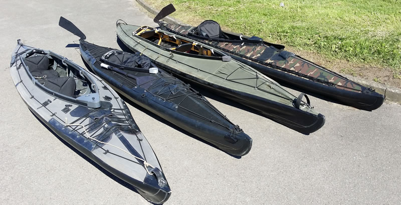 military double seater folding kayak - mk ii zoska with